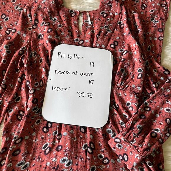 Free People Some Like It Hot Jumpsuit in Rust Combo - Picture 10 of 15